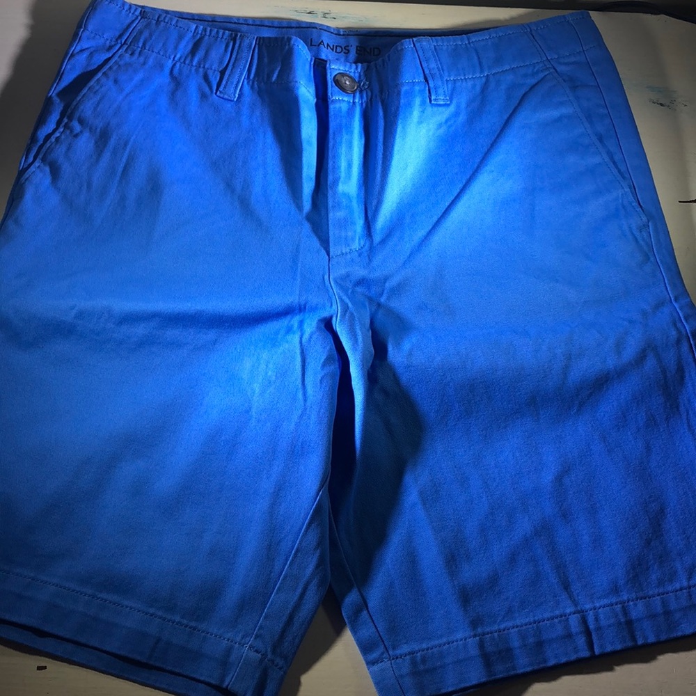 Lands’ End Big Boys Shorts NWOT blue 14H